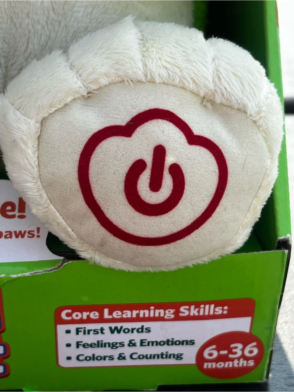 Green Interactive Learning Puppy Plush Toy for Kids